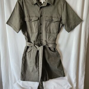 Universal Thread Olive Green Utility Romper